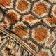 Moroccan Berber rug in orange wool