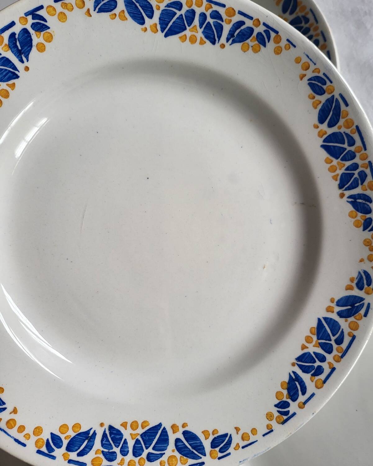 Set of 6 HBCM France Colette Dinner Plates