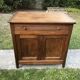 Buffet en bois massif vintage 1940