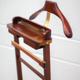 Wood and brass Reguitti valet