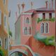 Janick Lerdele : Petit canal à Venise, lithographie originale signée