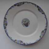 Dessert service porcelain Limoges Union Art Deco 9 people