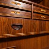 Mid-Century Teak High Sideboard, Denmark, 1960s