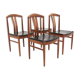 Set de 4 chaises, Carl-Ewert Ekström, Suède, 1970