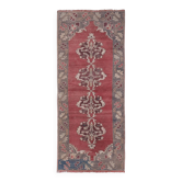Vintage Turkish hallway rug 102x237 cm