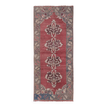 Tapis de couloir turc vintage 102x237 cm