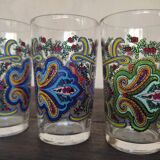 7 tea glasses, orienti pattern