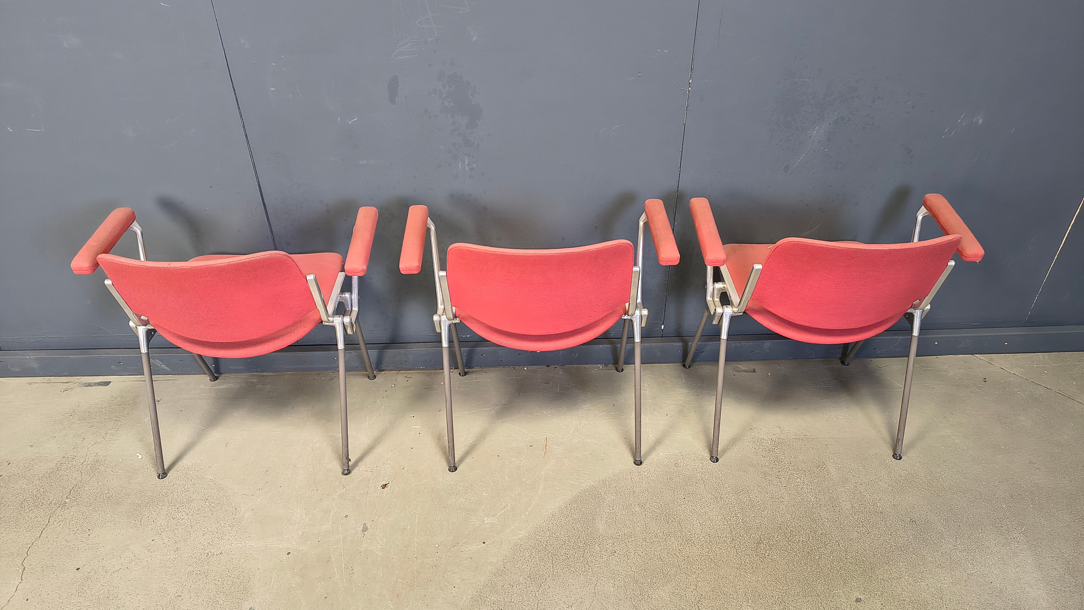 Chaises latérales vintage DSC 106 par Giancarlo Piretti pour Castelli, années 1970 - ensemble de 6
