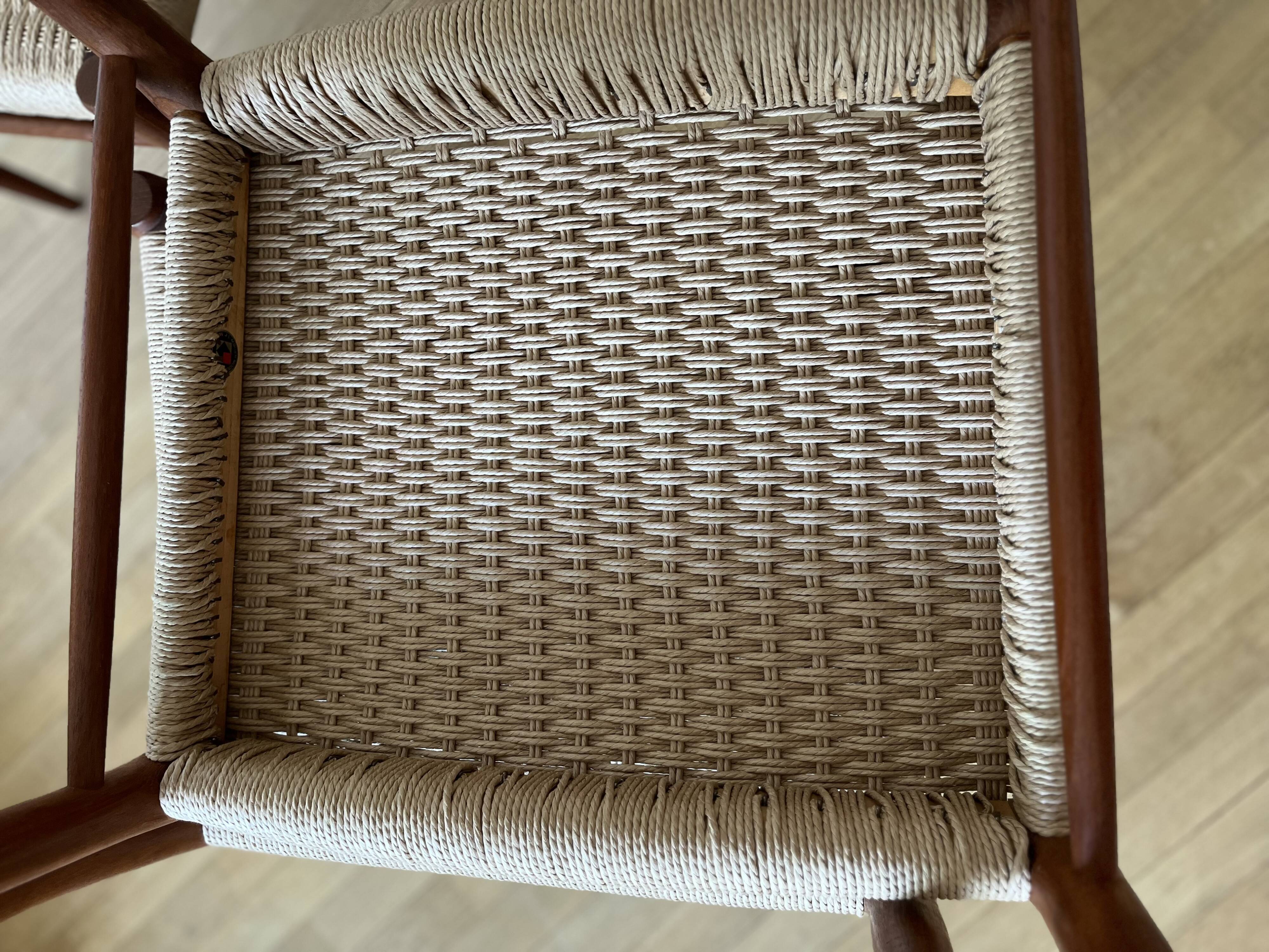 Niels Otto Moller rope chairs