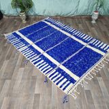 Traditional handmade Berber rug, size 100 x 200 cm