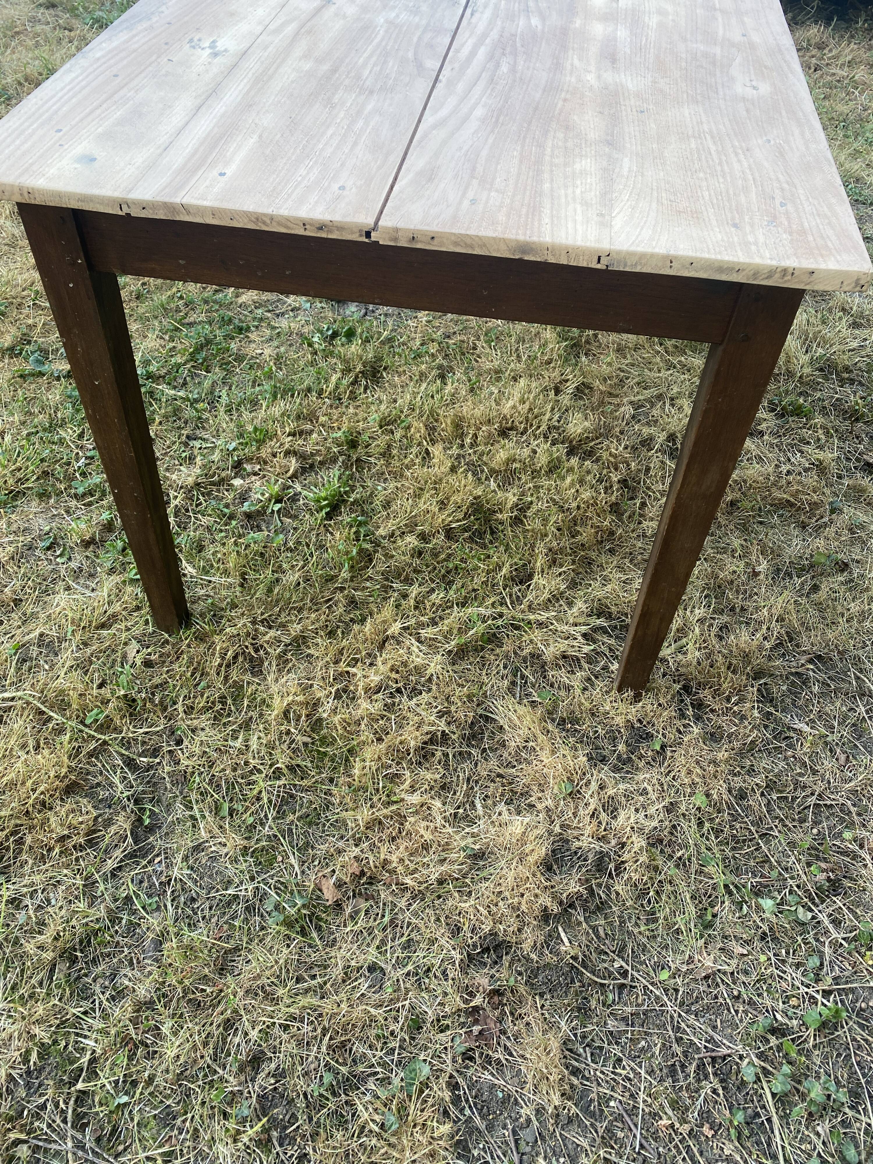 Oak farmhouse table