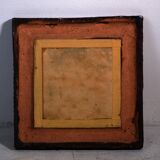 Large format ceramic wall mirror