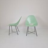 Pair of Augusto Bozzi Chairs for Saporiti, Italy 1950's
