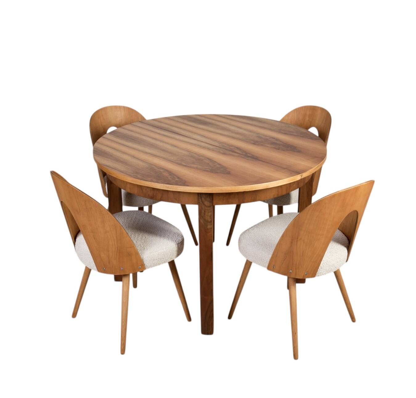 Walnut Dining Set by Antonín Šuman, 1960s