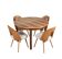 Walnut Dining Set by Antonín Šuman, 1960s