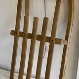 Ancienne luge alsacienne en bois et metal
