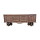 Huge sideboard, 1957, solid natural walnut