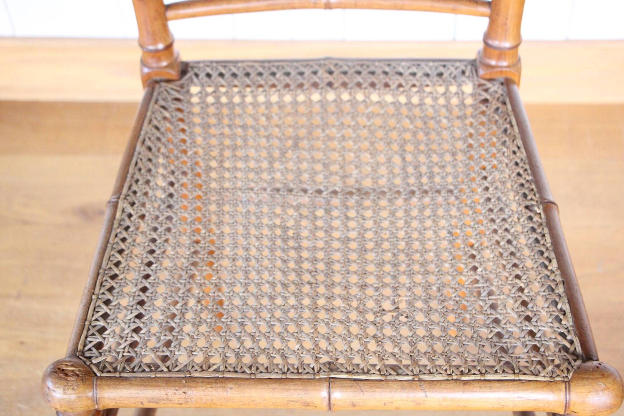 Caned chair Napoleon III