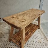 Old workbench work table bathroom furniture side table 55 x 137 cm