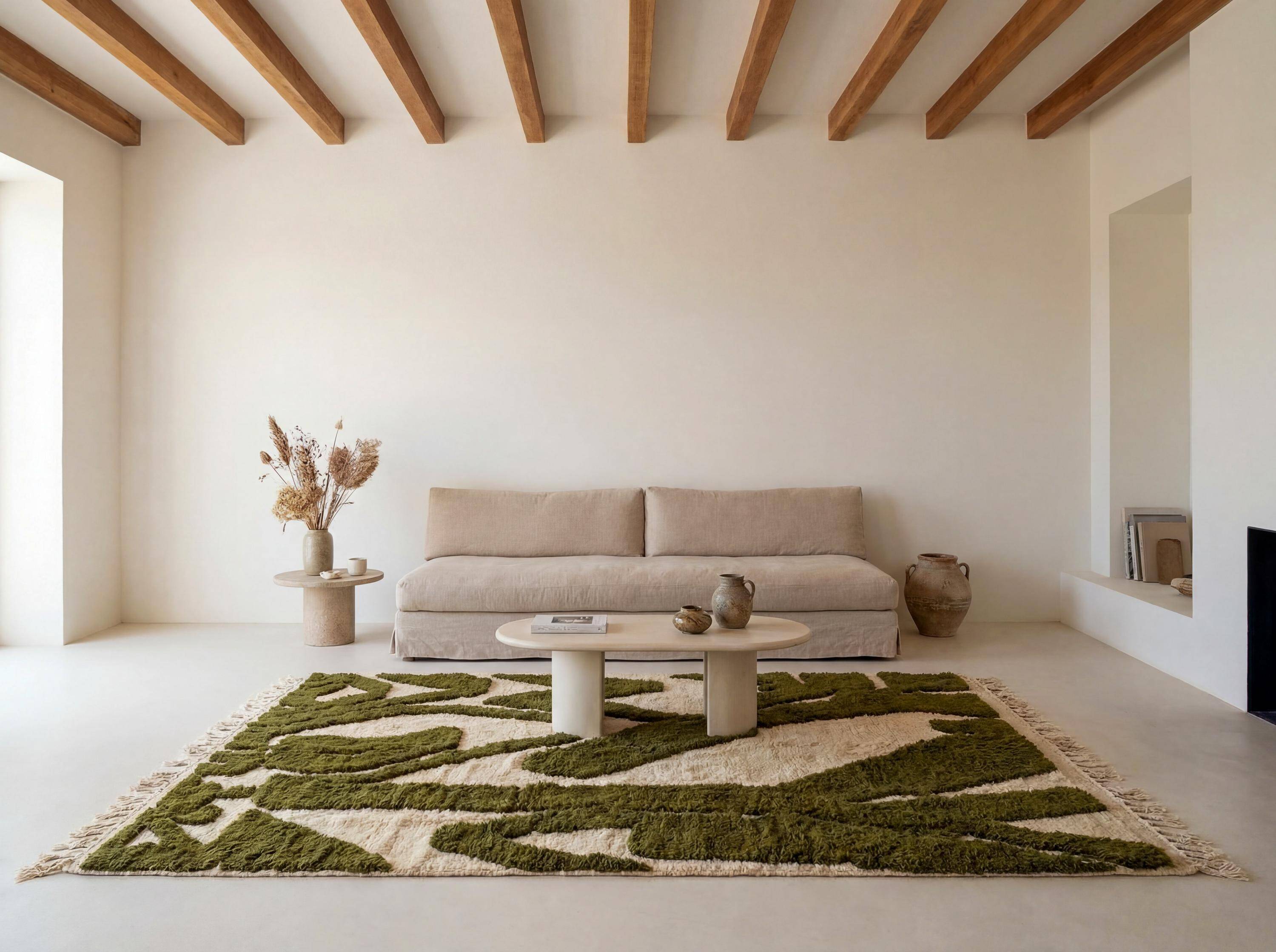Traditional handmade Moroccan rug 2.5 x 1.5 m