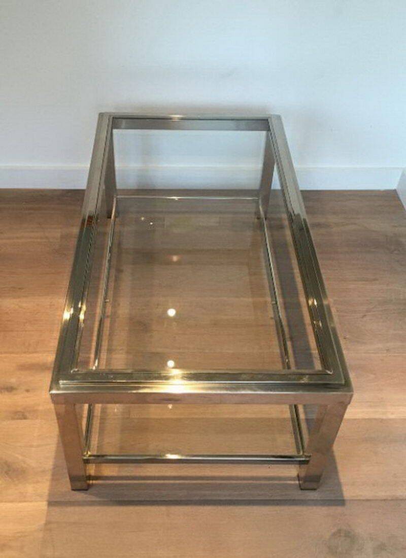 Chrome coffee table