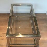 Chrome coffee table
