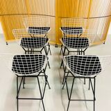Wire barstools by Harry Bertoia for Knoll, 1960