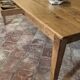 Large authentic farmhouse table made of solid French oak.