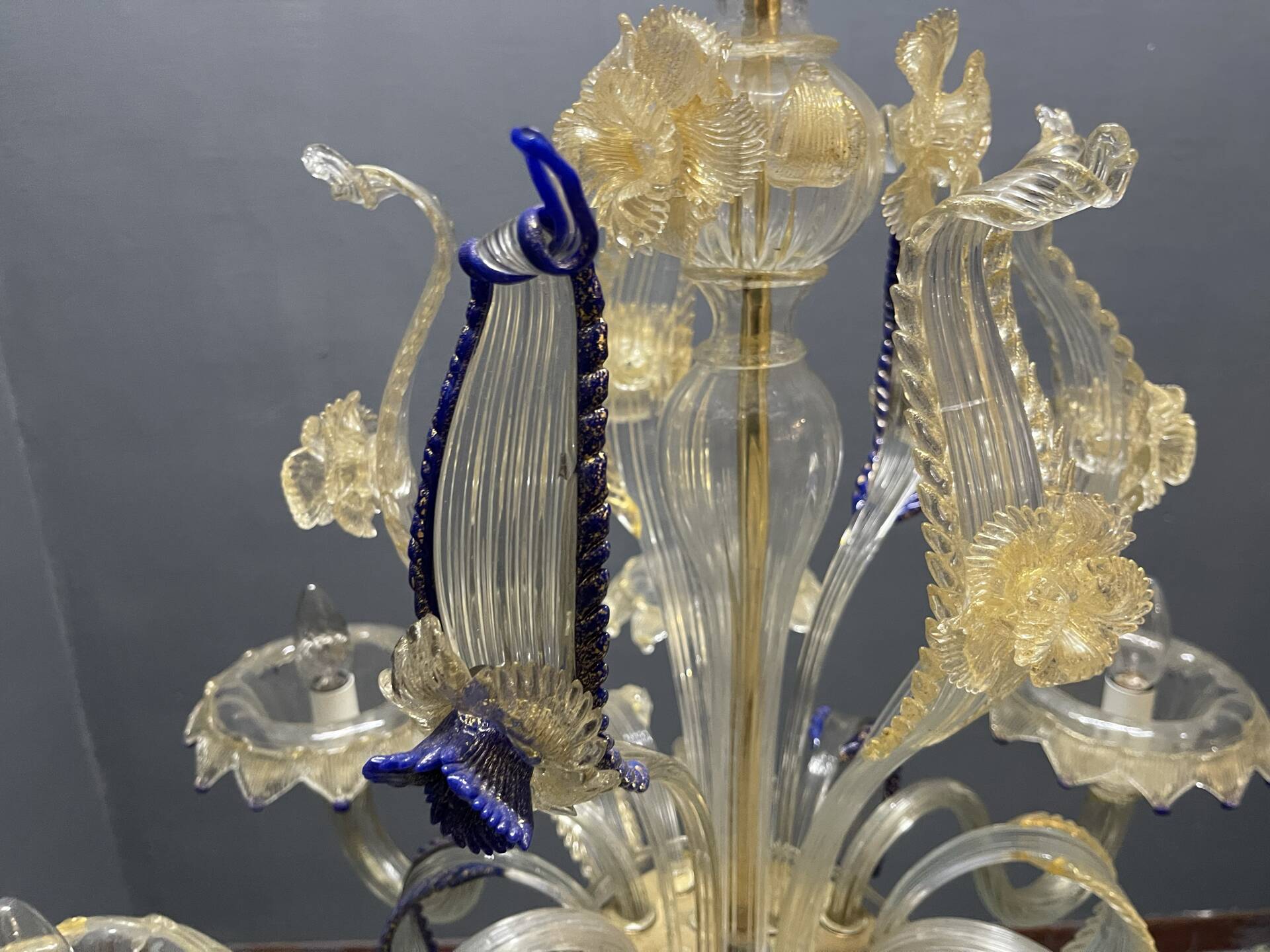 Venetian Murano Glass Chandelier 1960’s 