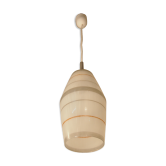 Suspension lanterne Lunel texture mid century