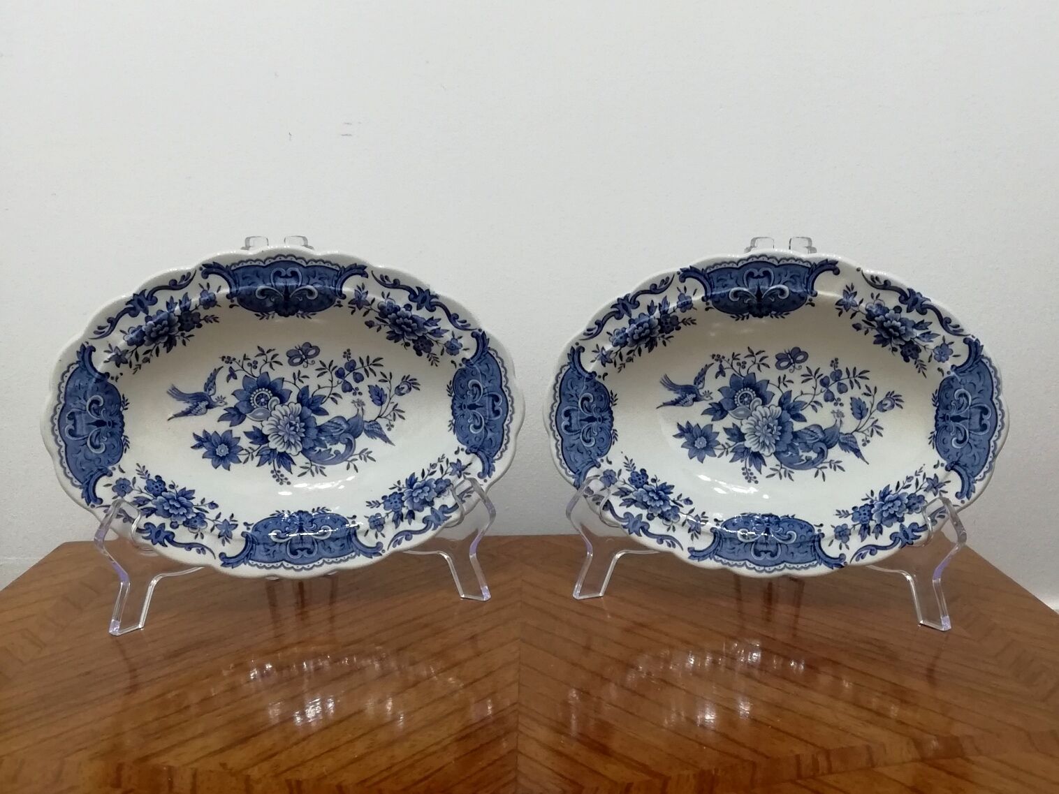 Pair of Raviers in English Earthenware Ridgway