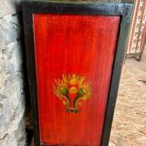 Buffet tibétain ancien peint à la main