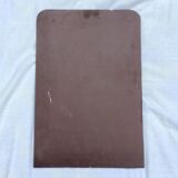 Old beveled mirror with lead or mercury stitched dimension: height -72.5cm- width -48.5cm-