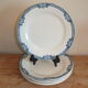 6 flat plates Salins Jumièges in iron earth