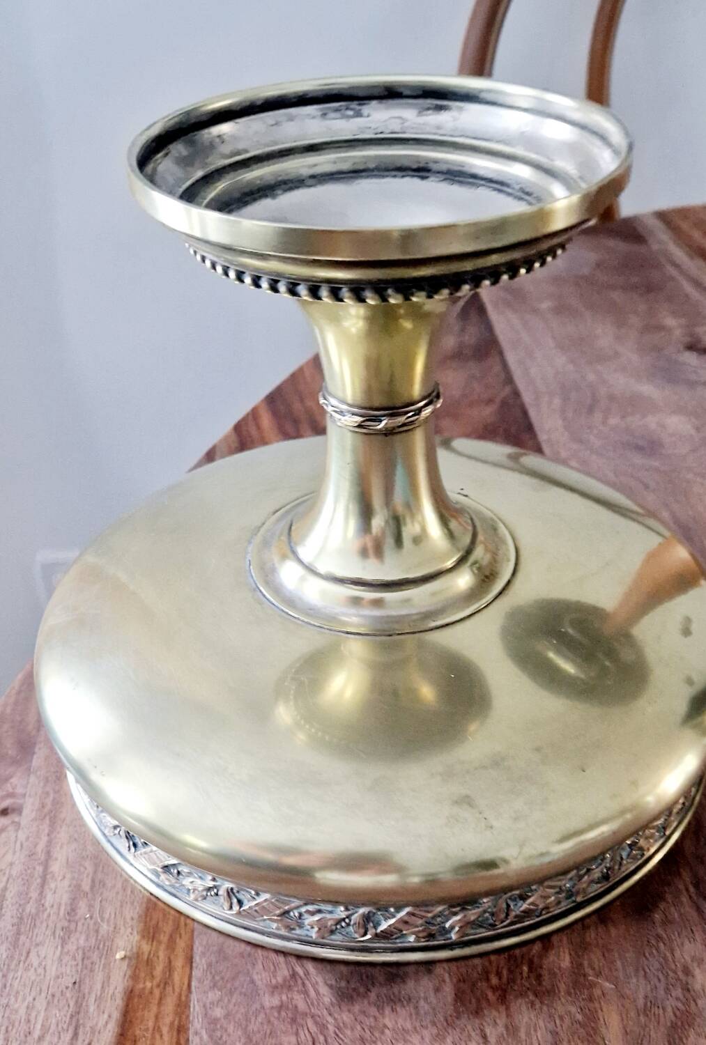 Gilded metal footed cup from the early 20th century