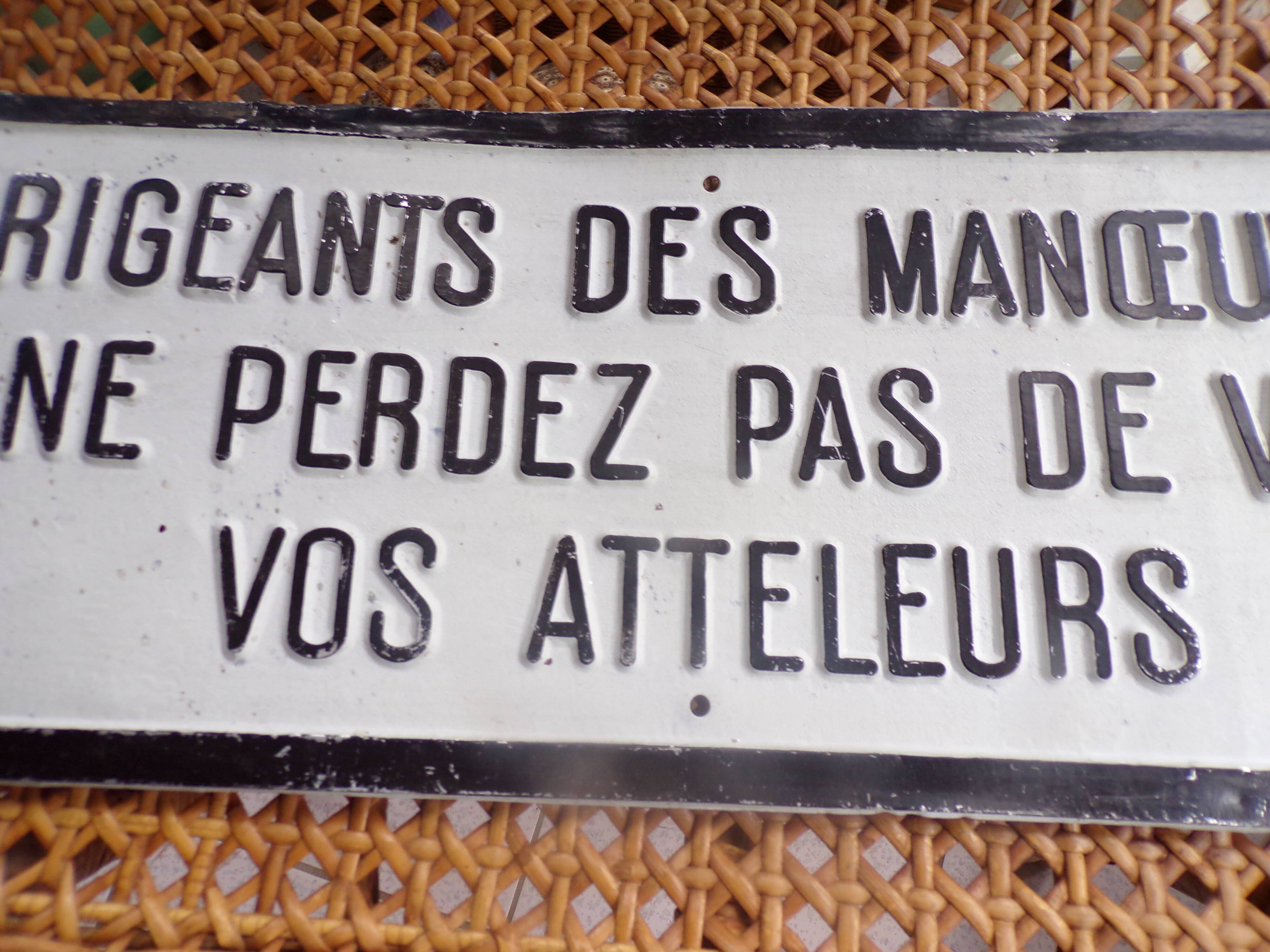 aluminium sncf plate