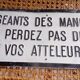 Plaque sncf aluminium