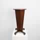 Art Deco round Oak Side Table, France 1930s