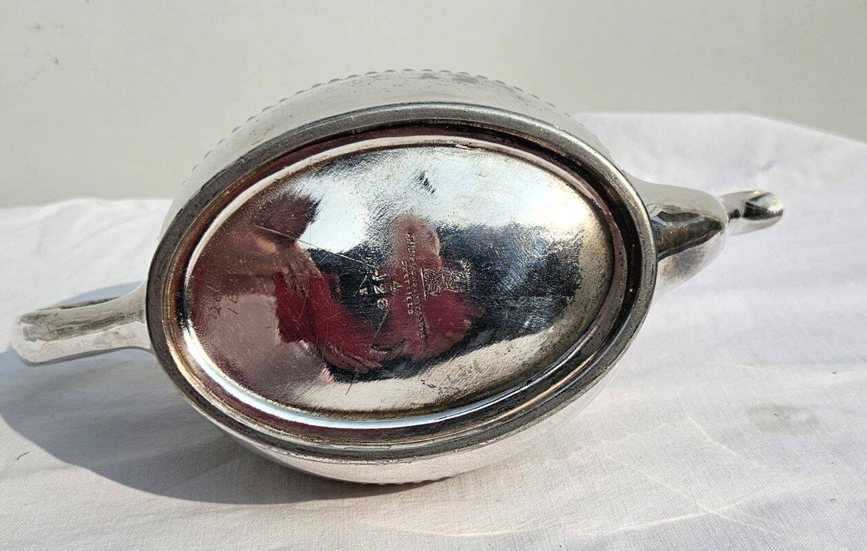 Philip Ashberry & Sons Sheffield English Teapot Art Deco Pattern