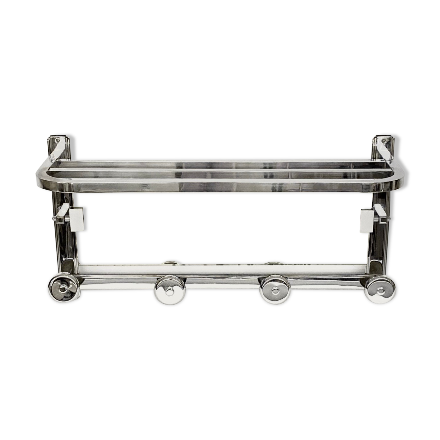 Art deco mirror coat rack