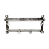 Art deco mirror coat rack