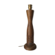 Pied de lampe en bois sculpté