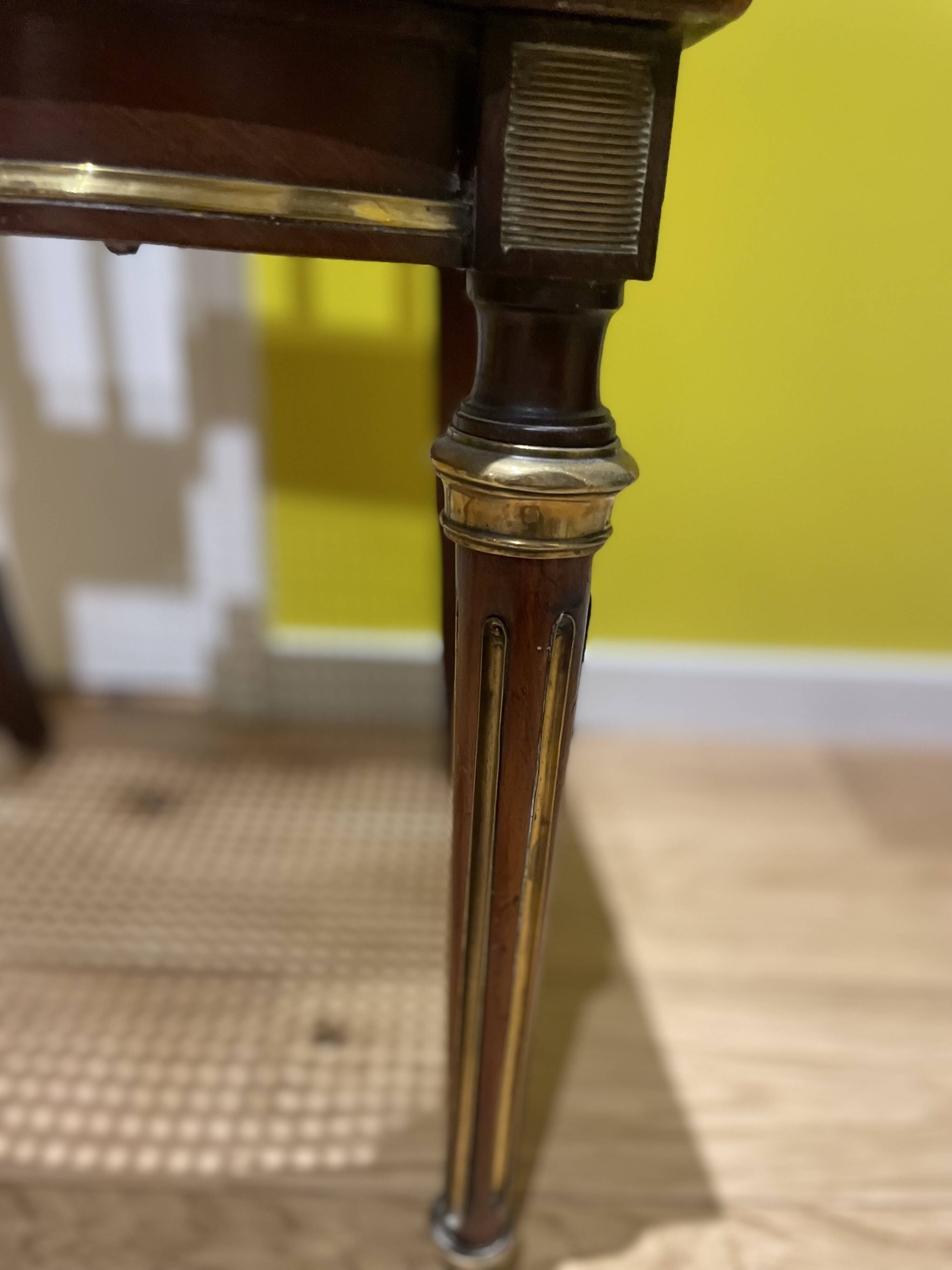 Small Louis XVI style cylinder desk (19th century)