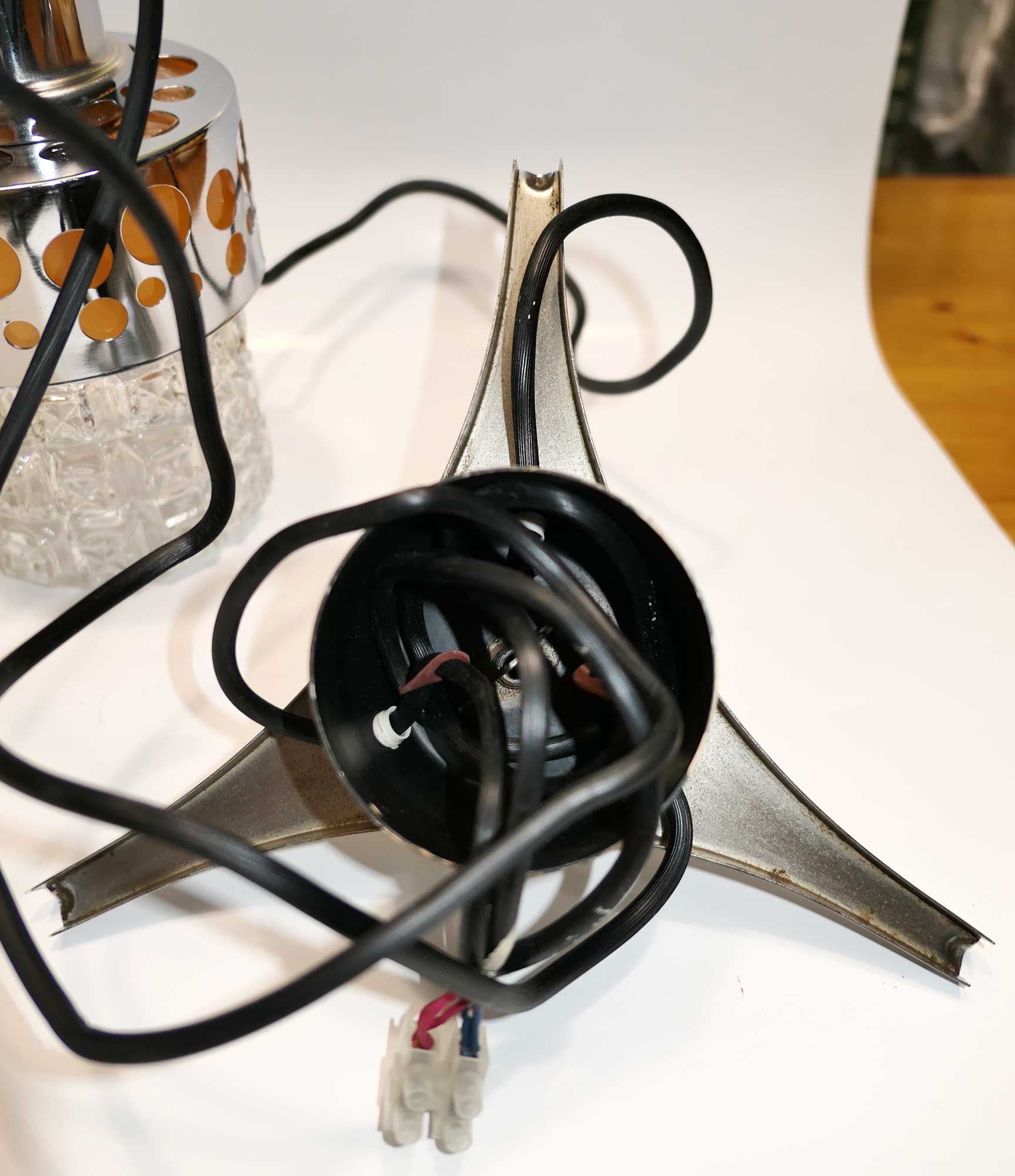 1970s hanging Raak 3 lights
