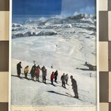 Affiche vintage de montagne