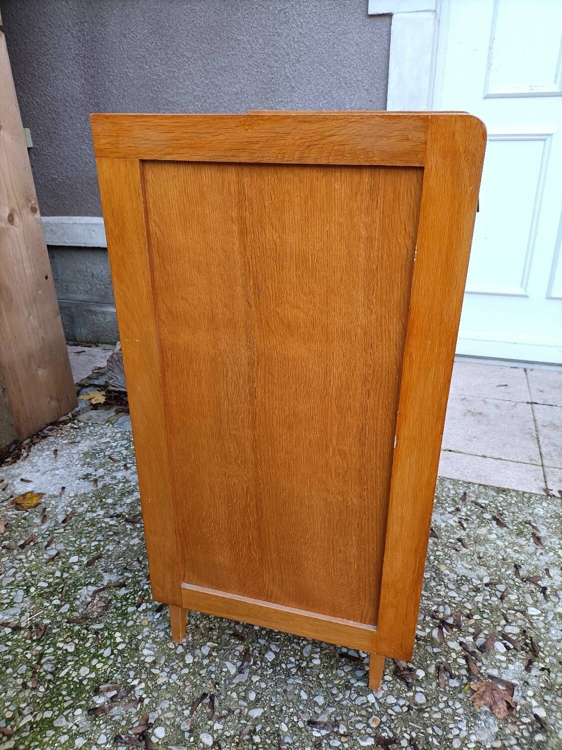 Vintage chiffonier with compass feet
