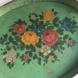 Plateau ancien en metal