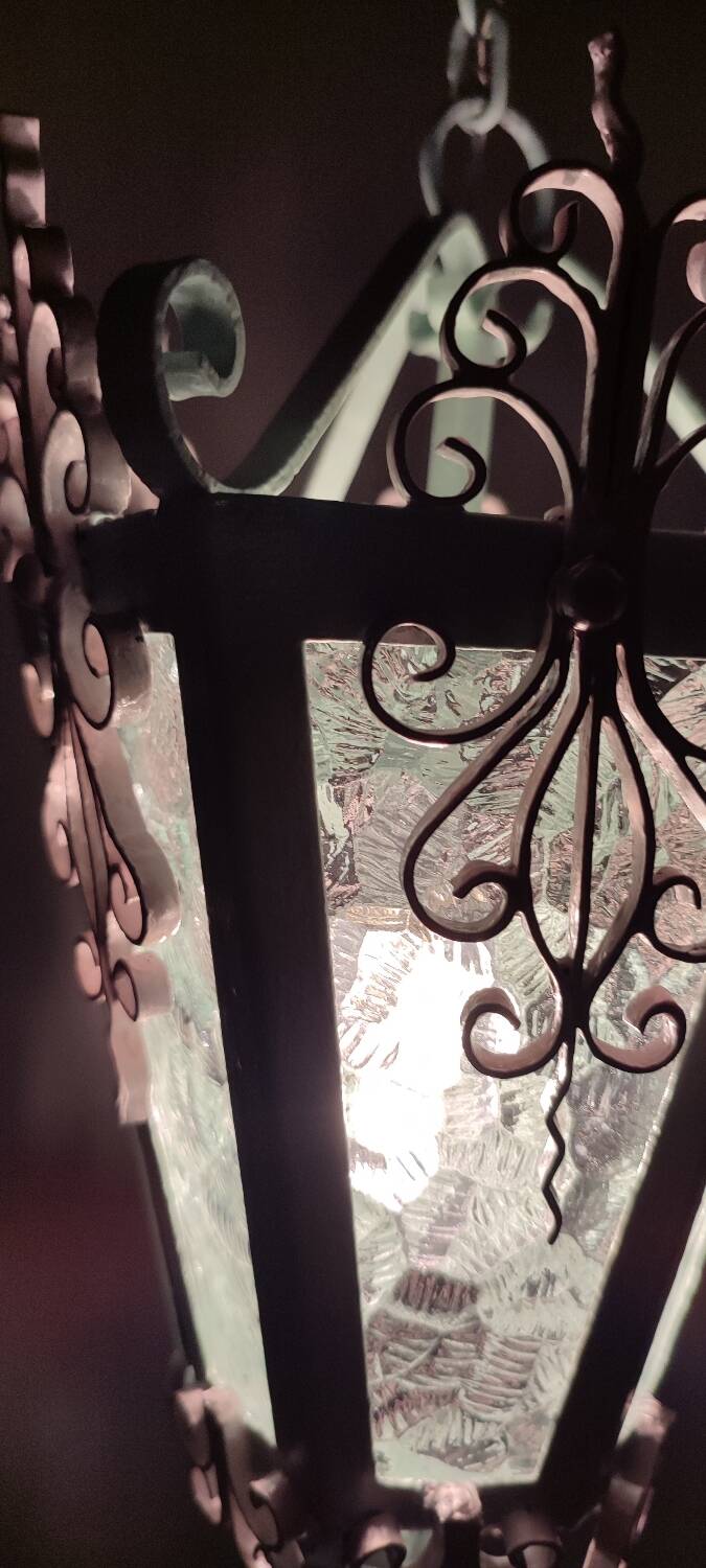 Plafonnier ou lanterne. Espagne, années 1980.