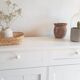 Old white Parisian buffet
