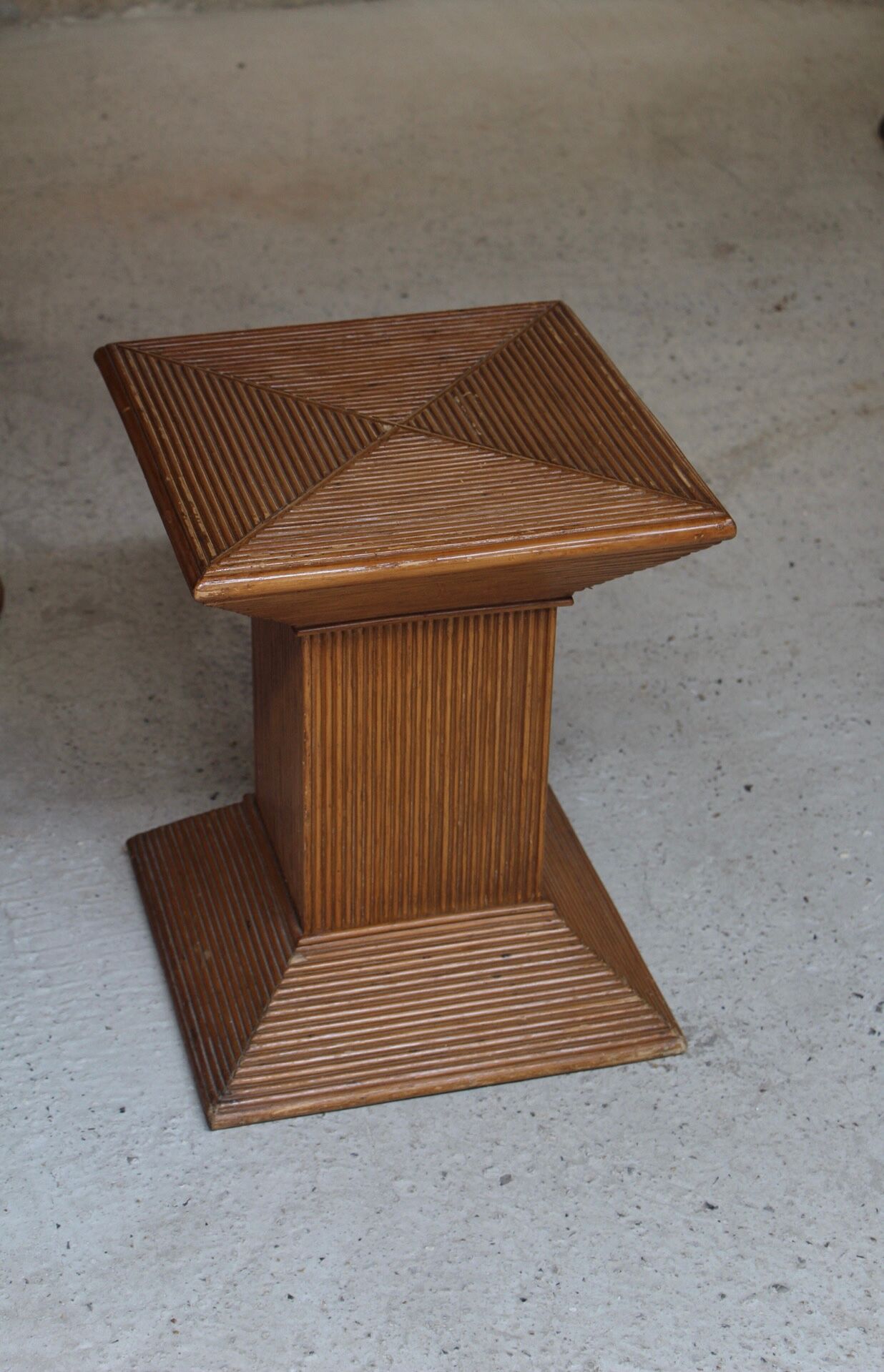 Bamboo and rattan design column